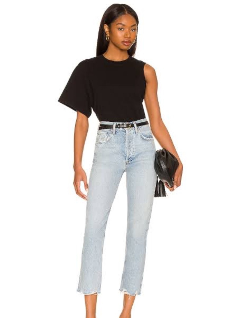 AGOLDE Riley High Rise Straight Crop Jeans Size 28